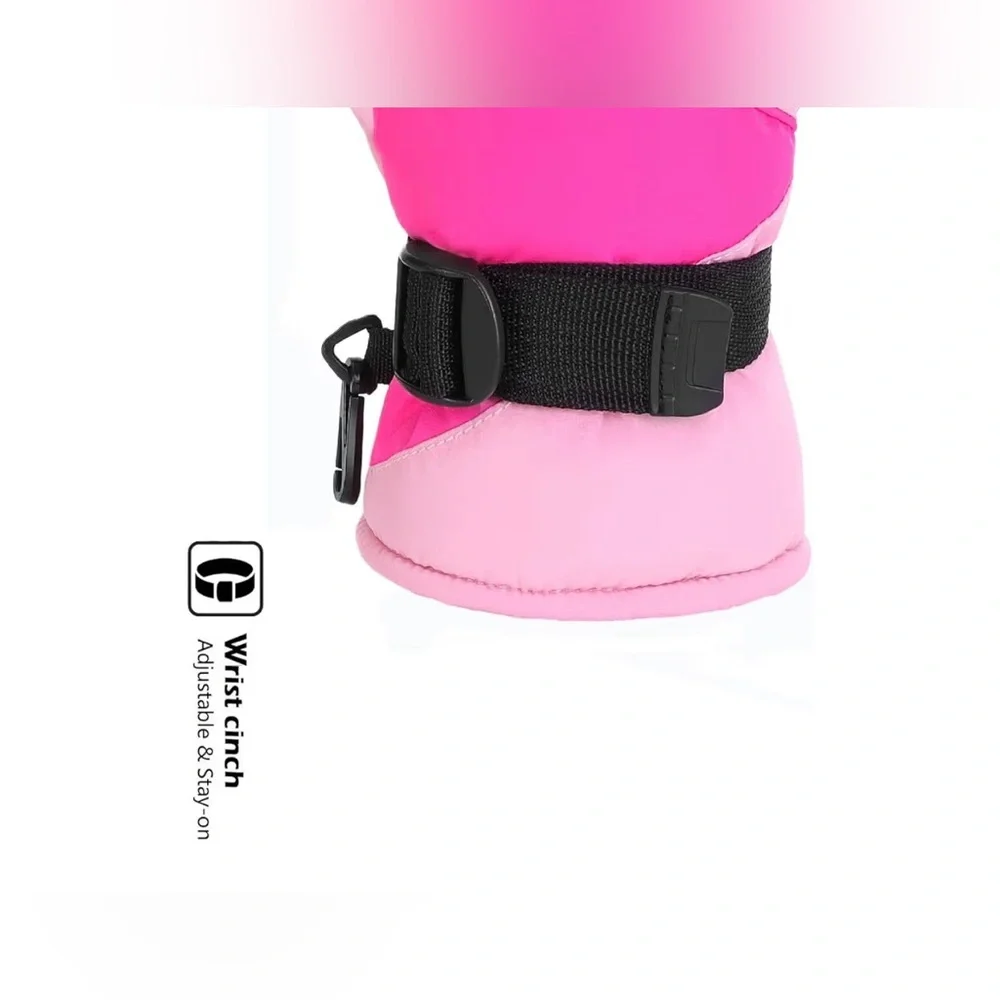 HIGHCAMP Kids Waterproof Winter Gloves